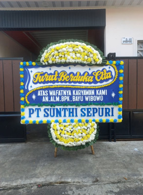 Papan Bunga Duka di Campang Jaya