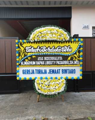 Papan Bunga Duka di Campang Jaya